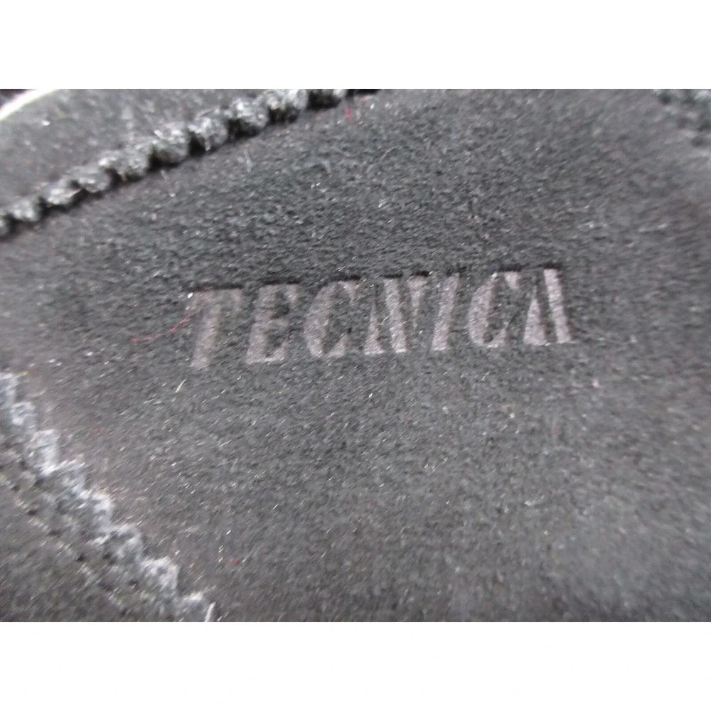 Tecnica Goat Hair Boots Womens Size 9 Black Lace Up Shoes Ankle Booties‎ EU39